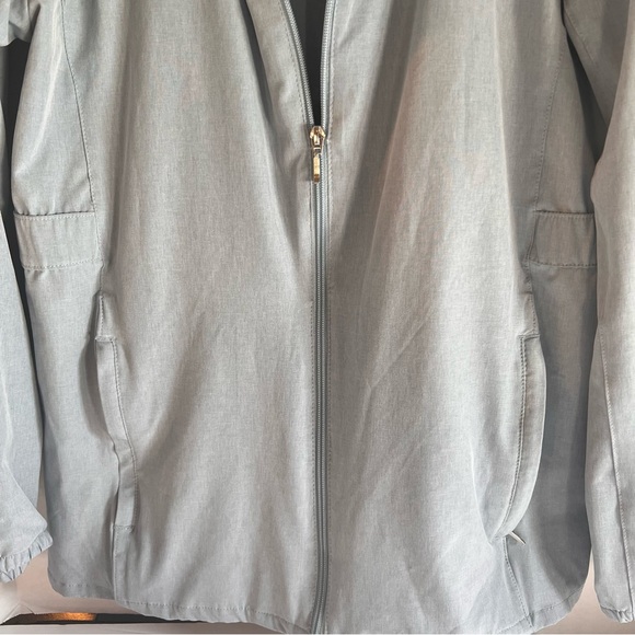 Hang Ten Light Blue Water Repellant Hybrid Zip-Front Utility Jacket - Sz Med - Picture 7 of 9